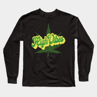 High Vibes (grunge) Long Sleeve T-Shirt